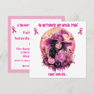 In October We Wear Pink Witch Fundraiser Event