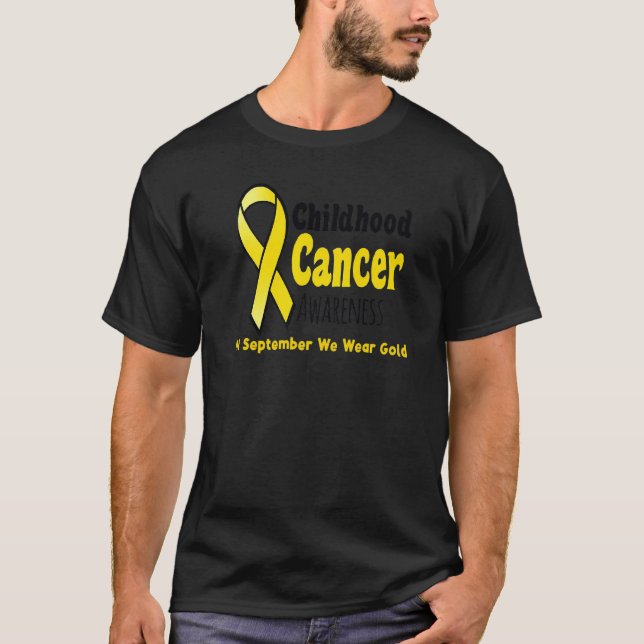 In October We Wear Yellow   T-Shirt (Front)