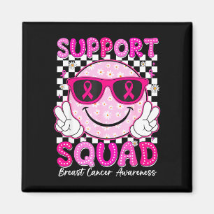 In october wear pink breast cancer awareness magnet