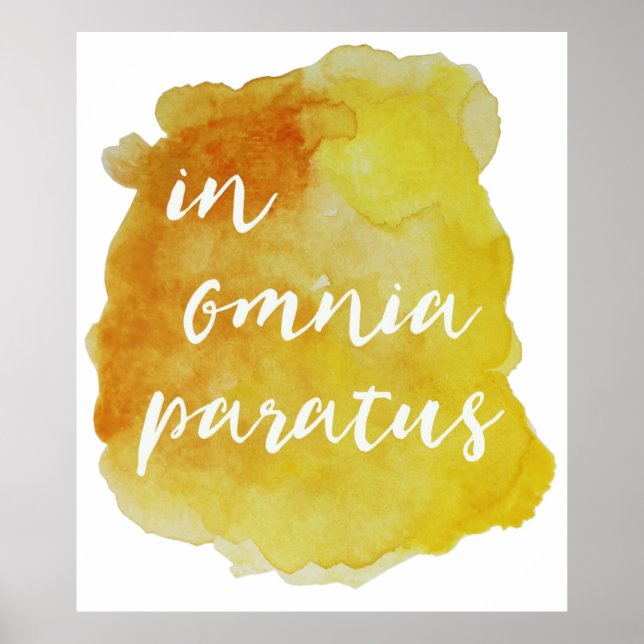 In Omnia Paratus  Ready for Anything Poster (Front)