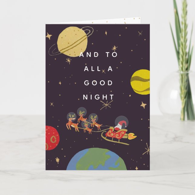 In Orbit Christmas Card (Front)