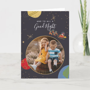 In Orbit Christmas Photo Card