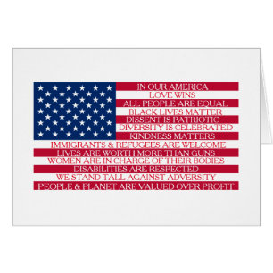 In our America blank cards