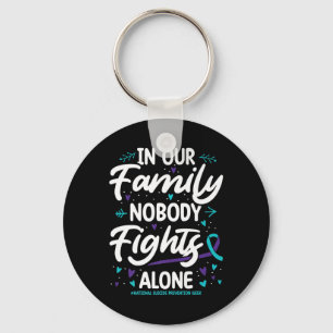 In Our Family Nobody National Suicide Prevention W Key Ring