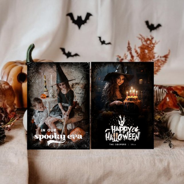 In Our Spooky Era Family Halloween Holiday Card (Creator Uploaded)