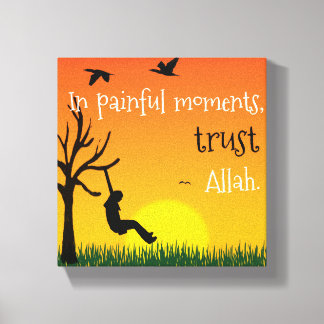 In Painful Moments Canvas Print