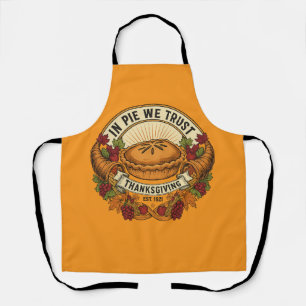 In Pie We Trust Apron