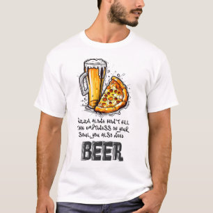 In Pizza and Beer We Crust Funny Meme T-Shirt