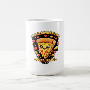 In Pizza We Crust Cute Kawaii Pizza Mug – Funny Pi