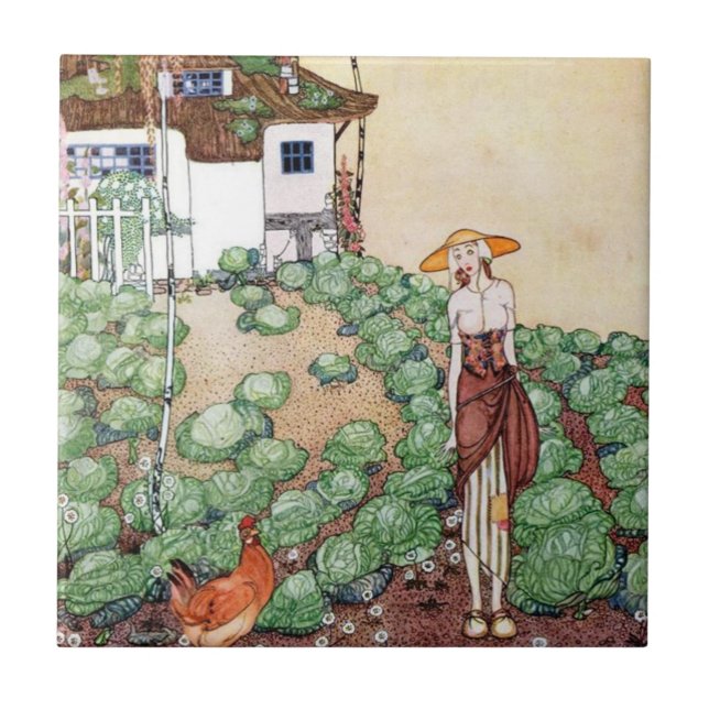 In Powder And Crinoline 1912 By Kay Nielsen Tile (Front)