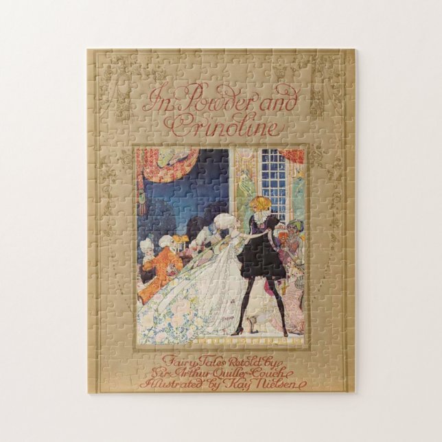 In Powder and Crinoline 1913, Kay Nielsen’s cover Jigsaw Puzzle (Vertical)