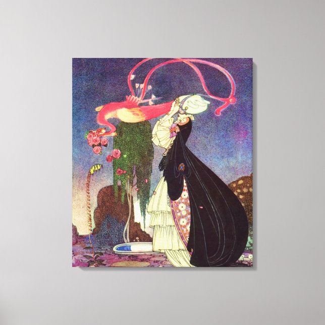 In Powder and Crinoline Old Fairy Tales Canvas Print (Front)