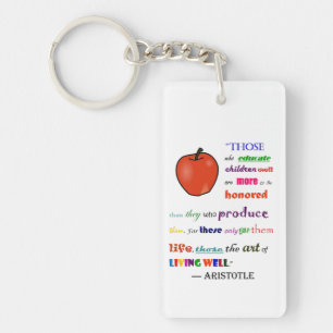 In Praise of Teachers Key Ring