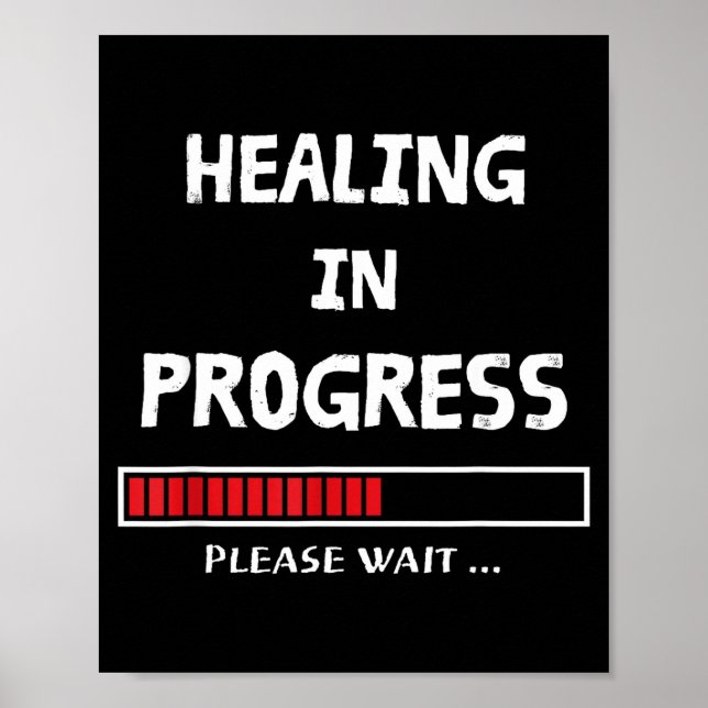 In Progress Loading Funny Sarcastic Sarcasm Quote  Poster (Front)