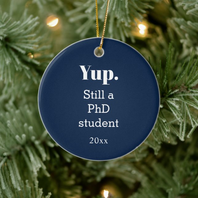 In Progress PhD Student Ceramic Tree Decoration (Tree)