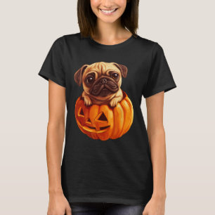 In Pumpkin Halloween Pugkin Cute Pug Halloween T-Shirt