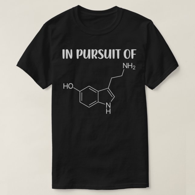 In Pursuit Of Serotonin Molecule Tank Top (Design Front)