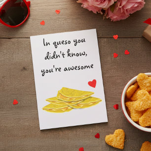In Queso Funny Mexican Food Love Anniversary Card