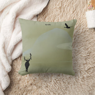In Quiet Nature Breathe  Cushion
