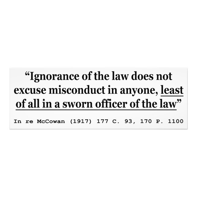 In re McCowan (1917) 177 C 93 170 P 1100 Case Law Photo Print (Front)
