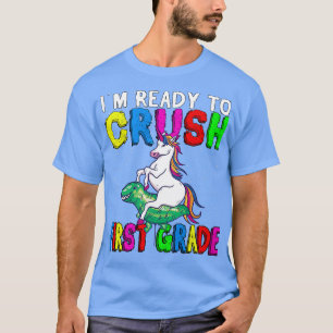 In Ready To Crush First Grade Enrolment Children  T-Shirt