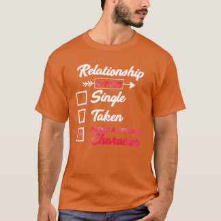 IN relationship with fictional character anime gif T-Shirt
