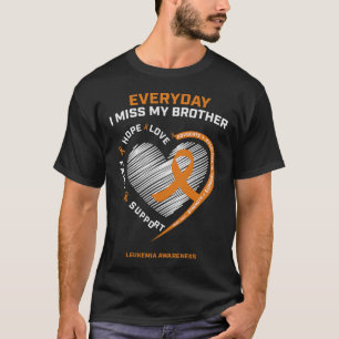 In Remembrance Loving Memory Of Brother Leukaemia  T-Shirt