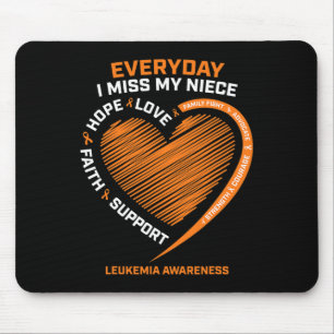 In Remembrance Loving Memory Of My Niece Leukaemia Mouse Mat