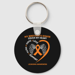 In Remembrance Of Brother Loving Memory Leukaemia  Key Ring