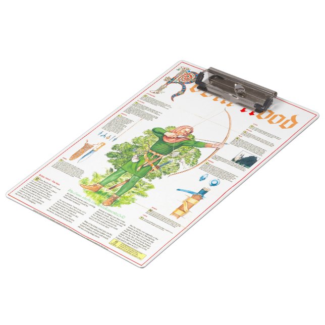 "In Robins Hood" Clipboard (Angled)