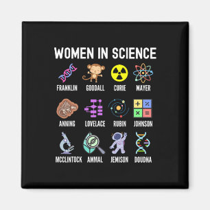 In Science - Feminist Stem Girls Empowerment Kids Magnet