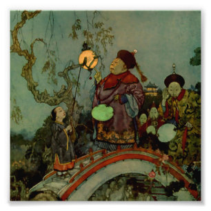 “In Search of a Nightingale” by Edmund Dulac Photo Print