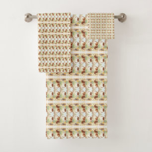 In Search of Blossom Gold.2 Bath Towel Set