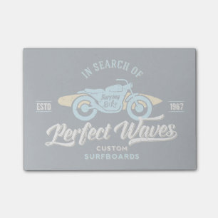 In Search Of Perfect Waves Poster Post-it Notes