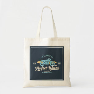 In Search Of Perfect Waves Poster Tote Bag