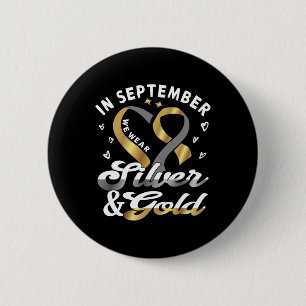 In September we wear... ASL Deaf Pride Deaf Awaren 6 Cm Round Badge