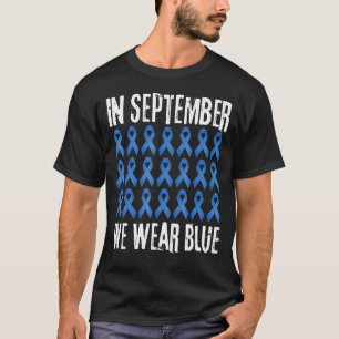In September We Wear Blue Hydrocephalus Awareness T-Shirt