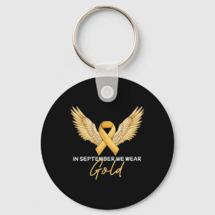 In September We Wear Cottagecore Angel Wings Child Key Ring
