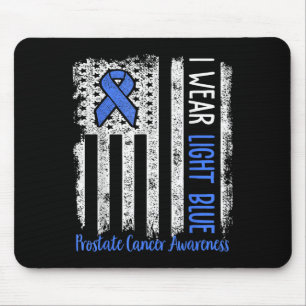 In September We Wear Light Blue Prostate Cancer Aw Mouse Mat