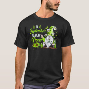 In September We Wear Lime Green Ribbon Lymphoma Aw T-Shirt