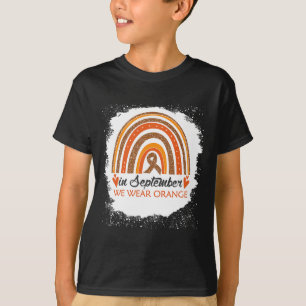 In September We Wear Orange Bleached Rainbow Leuke T-Shirt