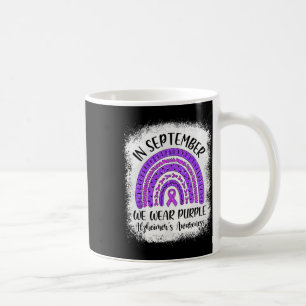 In September We Wear Purple Alzheimerheimer's Awar Coffee Mug