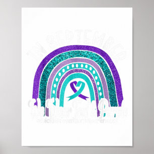 In September We Wear Teal & Purple Suicide Pre Poster