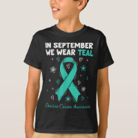 In September We Wear Teal For Ovarian Cancer Aware