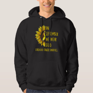 In September Wear Gold  CCA Suppor Hoodie