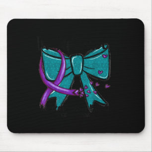 In September Wear Teal Purple Suicide Prevention B Mouse Mat