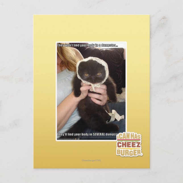 In Several Dumpsters Postcard (Front)