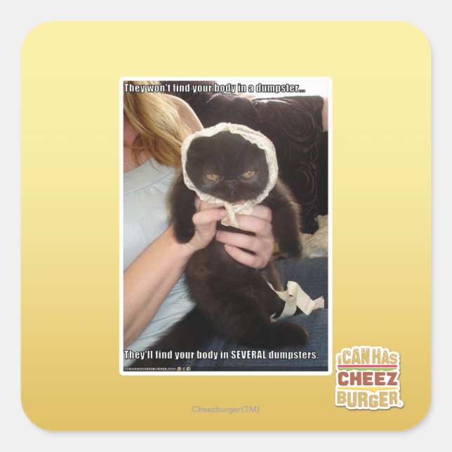 In Several Dumpsters Square Sticker (Front)