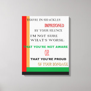 In Shackles Wrapped Canvas