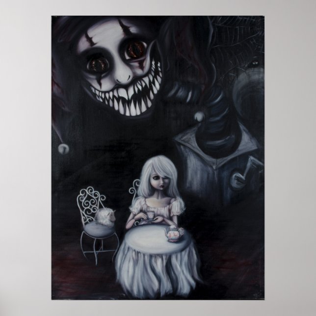 "In Sheep's Clothing" poster print of oil painting (Front)